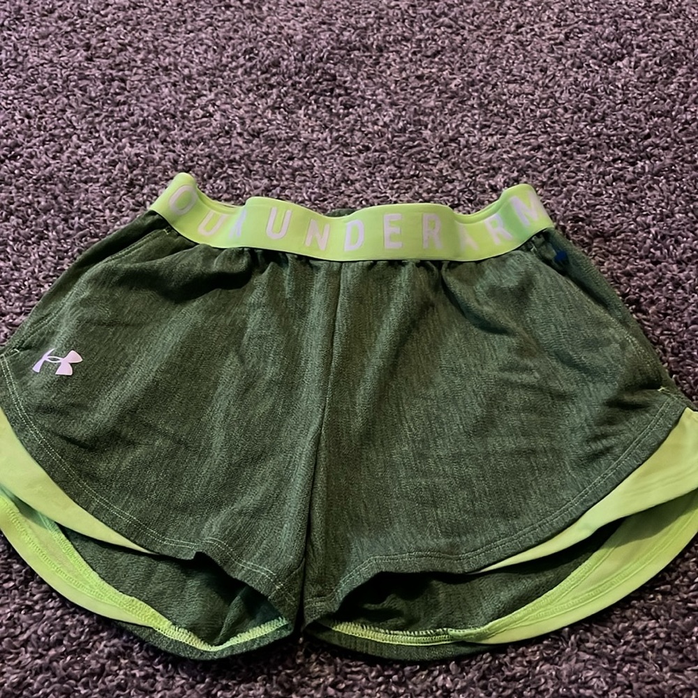 Green Under Armor Shorts